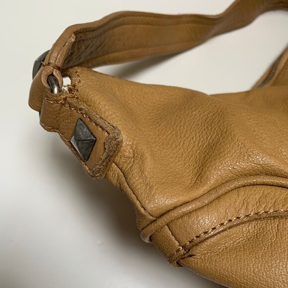 Vintage Michael Kors Tan Leather Shoulder Bag - Picture 4 of 8